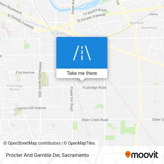Mapa de Procter And Gamble Dw