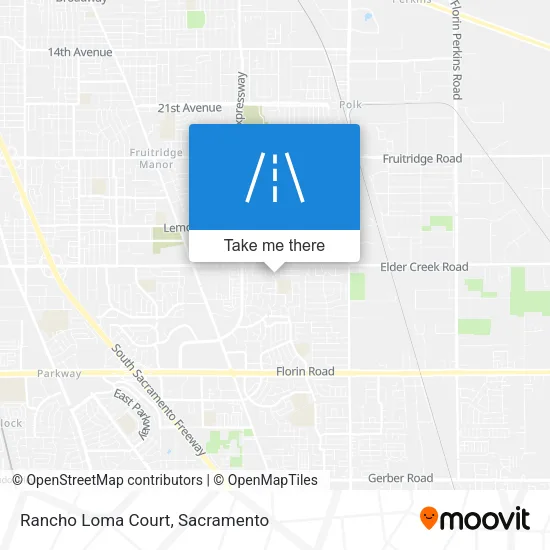 Mapa de Rancho Loma Court