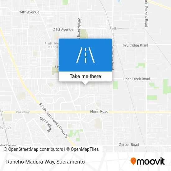 Rancho Madera Way map