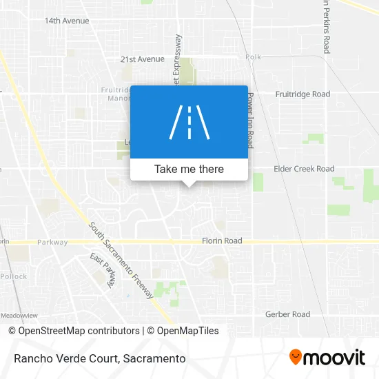 Rancho Verde Court map