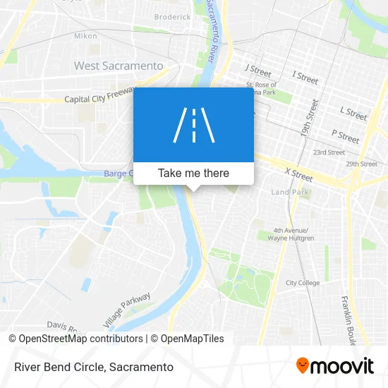 River Bend Circle map