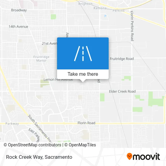 Mapa de Rock Creek Way