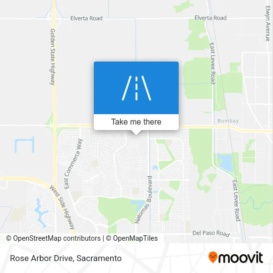 Mapa de Rose Arbor Drive