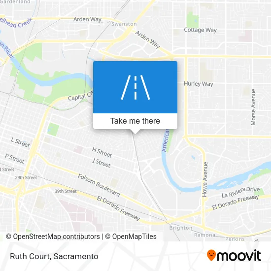 Mapa de Ruth Court