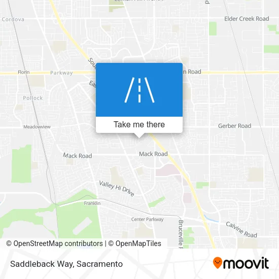Saddleback Way map