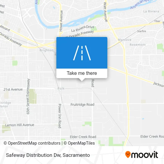 Mapa de Safeway Distribution Dw