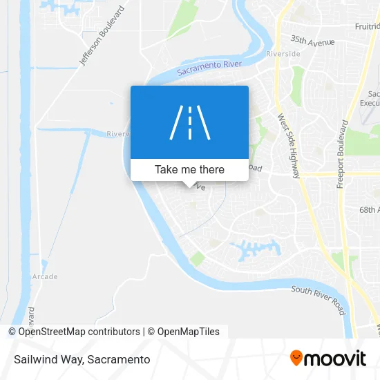 Mapa de Sailwind Way