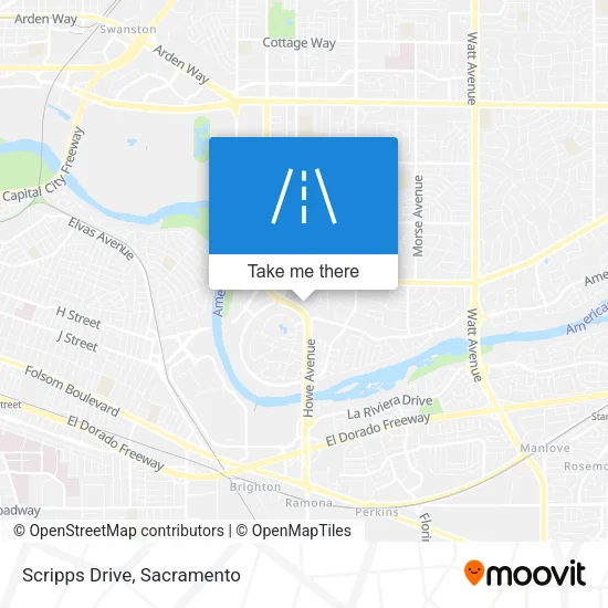 Mapa de Scripps Drive
