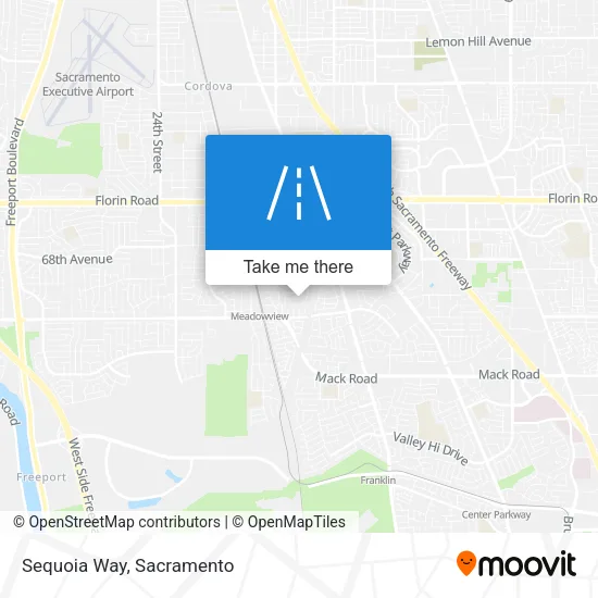 Sequoia Way map