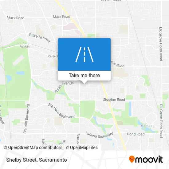 Mapa de Shelby Street