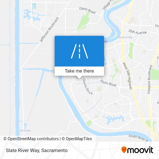 Slate River Way map