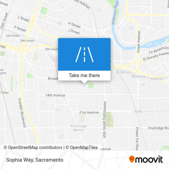 Mapa de Sophia Way