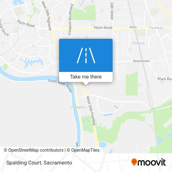 Spalding Court map