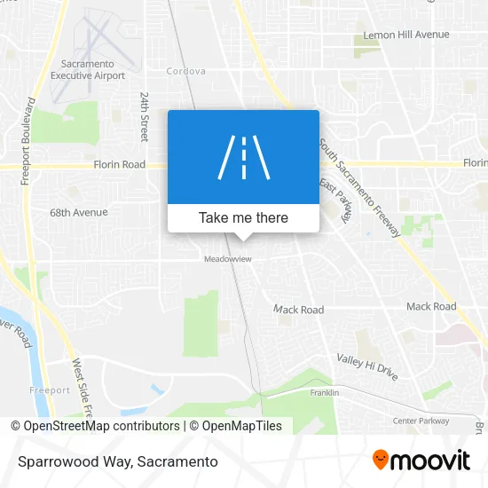 Sparrowood Way map