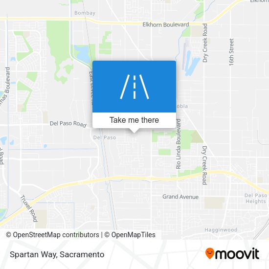 Spartan Way map