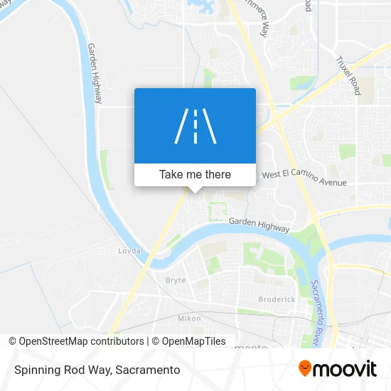 Spinning Rod Way map