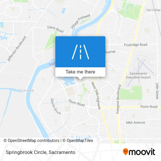 Springbrook Circle map