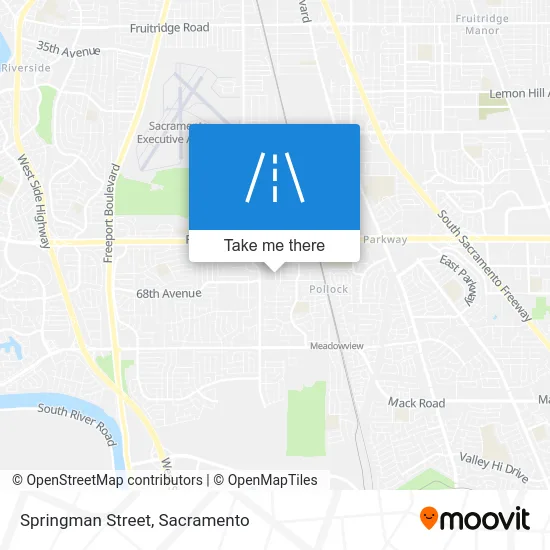 Springman Street map