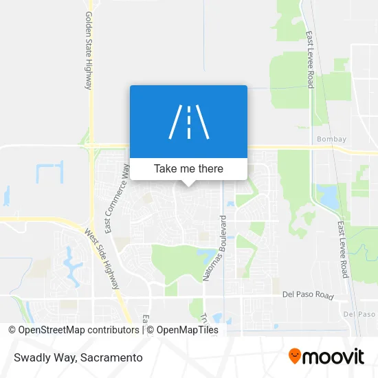 Swadly Way map