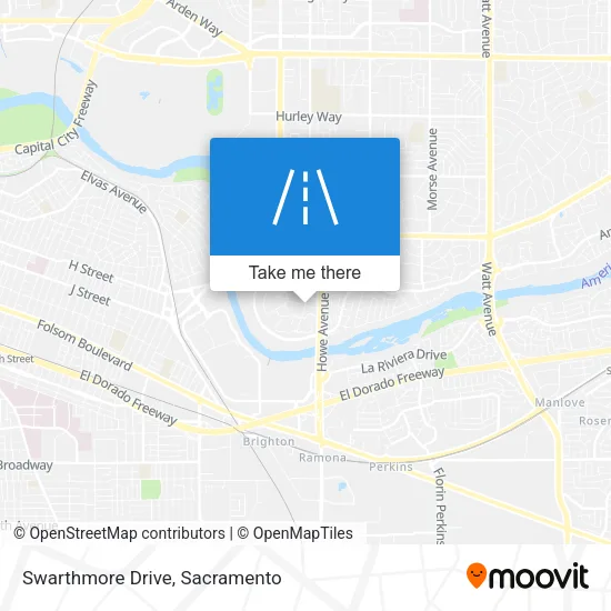 Mapa de Swarthmore Drive