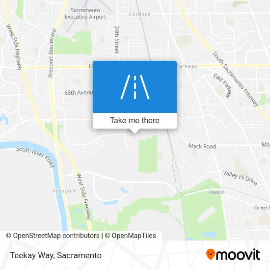 Teekay Way map