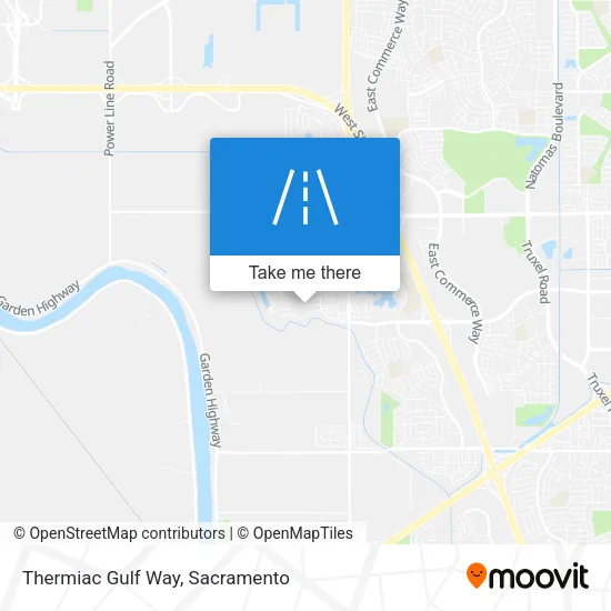Thermiac Gulf Way map