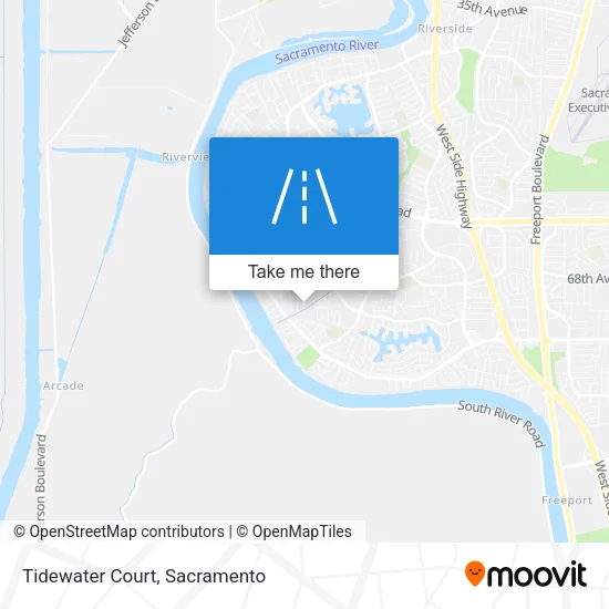Tidewater Court map