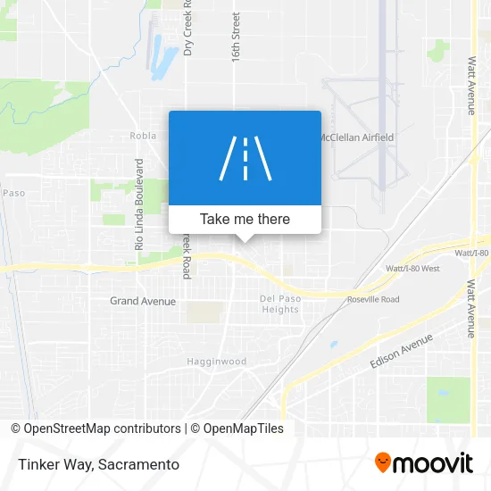Tinker Way map