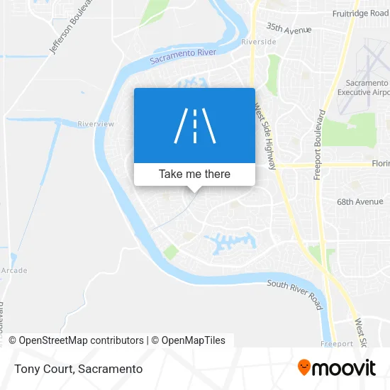 Mapa de Tony Court