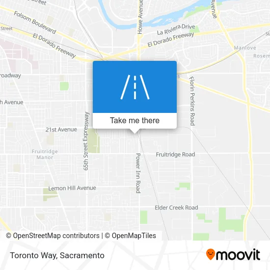 Mapa de Toronto Way