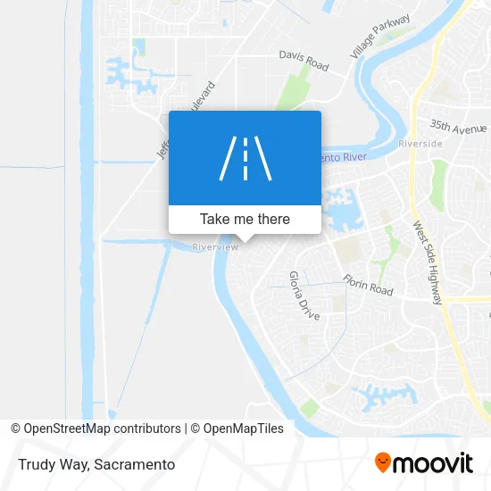 Trudy Way map