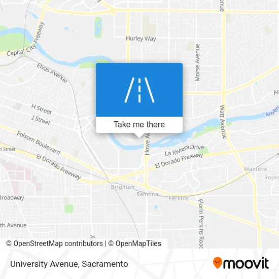 Mapa de University Avenue