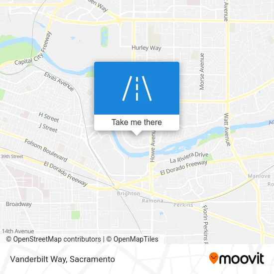 Vanderbilt Way map