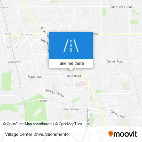 Village Center Drive map