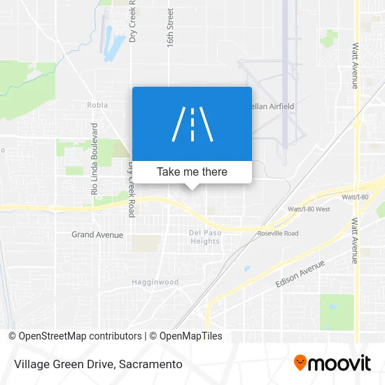 Village Green Drive map