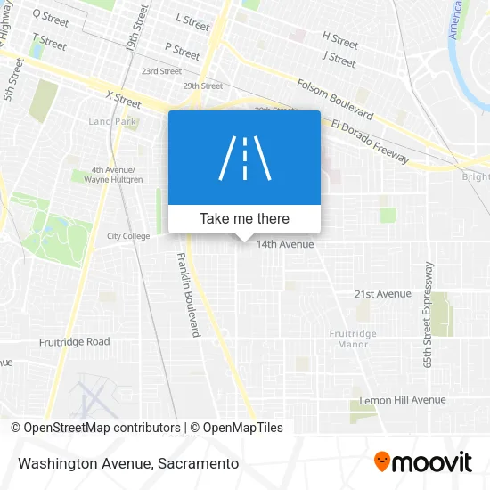 Washington Avenue map