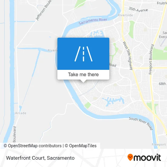 Mapa de Waterfront Court