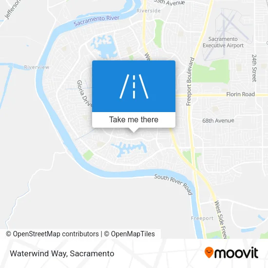 Waterwind Way map