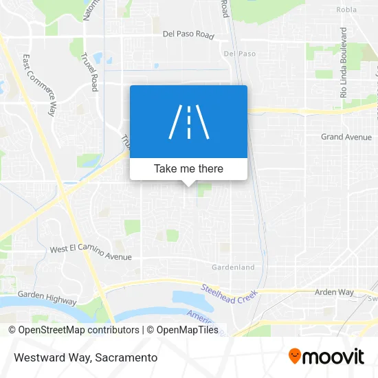 Westward Way map