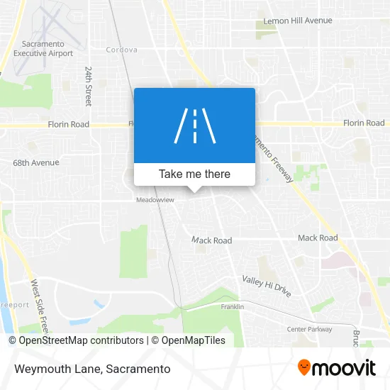 Weymouth Lane map