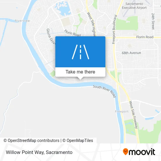 Willow Point Way map