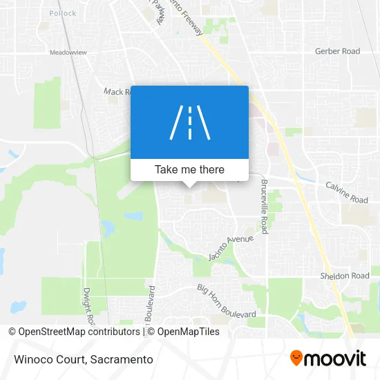 Winoco Court map