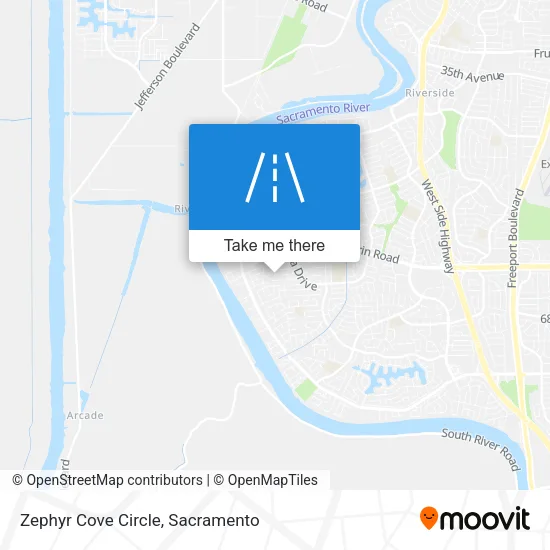 Mapa de Zephyr Cove Circle