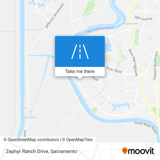 Mapa de Zephyr Ranch Drive