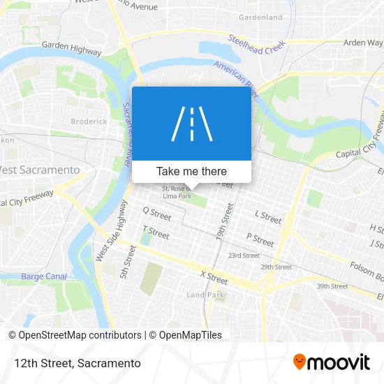 12th Street map