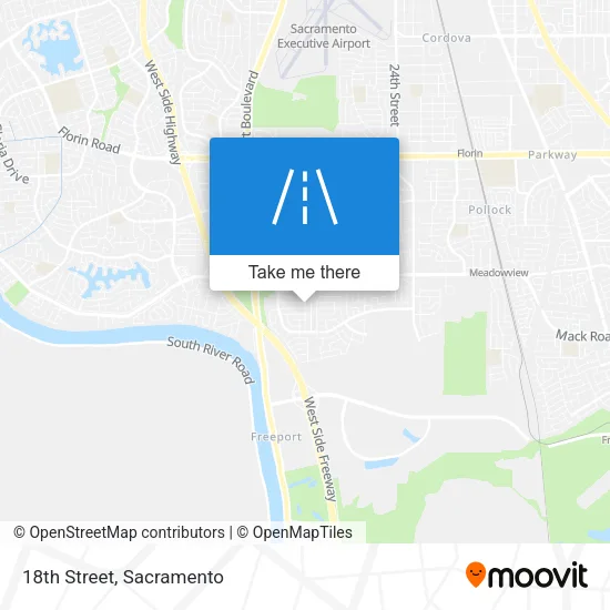 18th Street map