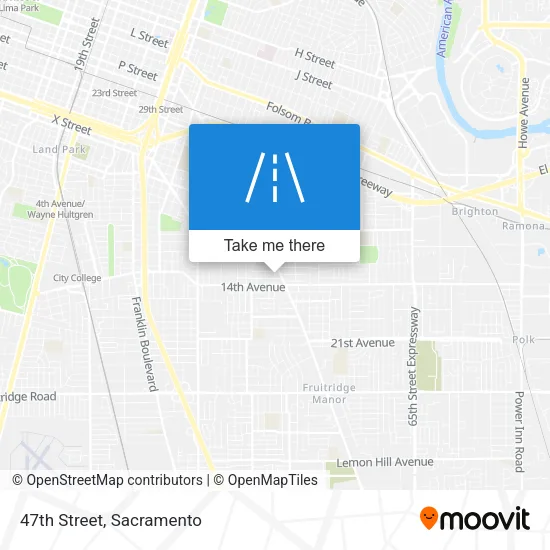 47th Street map