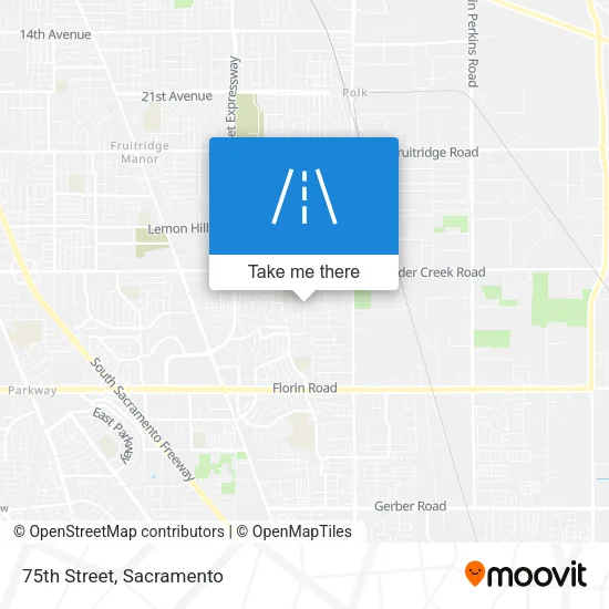 75th Street map
