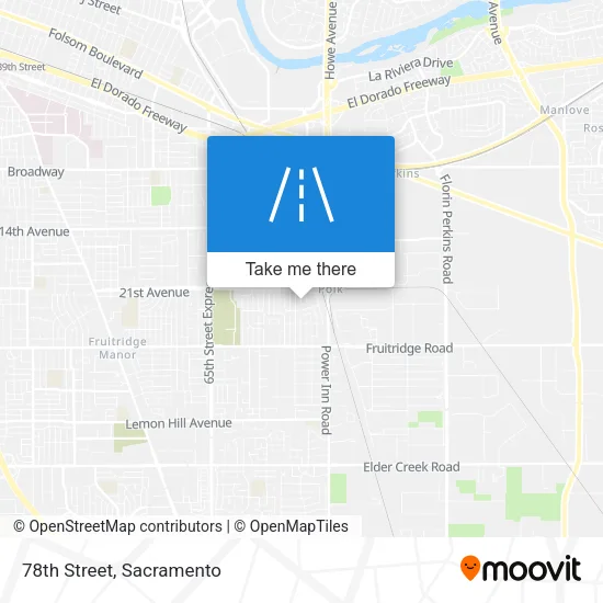 78th Street map