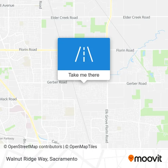 Walnut Ridge Way map
